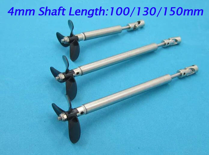 1set 4mm Rc Boat Shaft Assembly Motor 