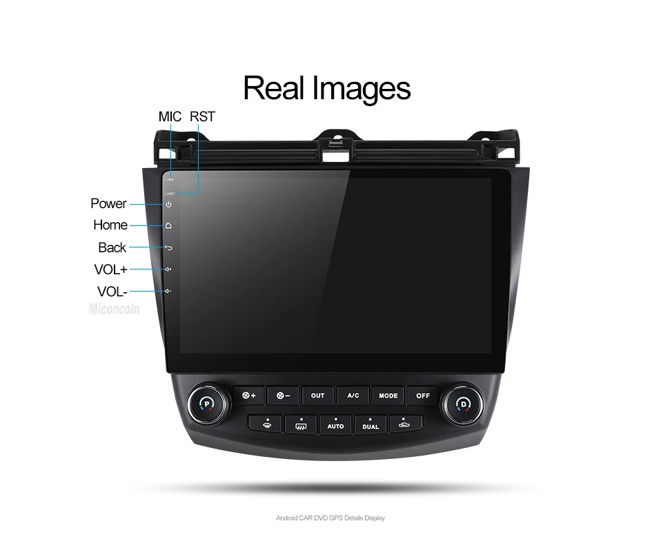 Best 2G+32G android 8.1 car dvd gps player for Honda Accord 7 2003-2007 with car radio video player gps navigation car stereo 13