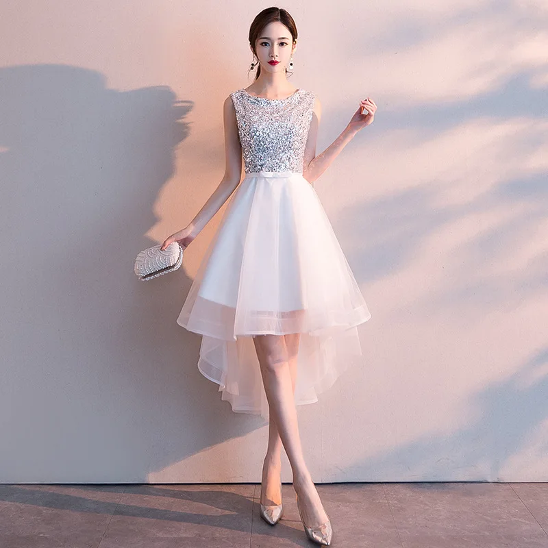 

Sexy Slim O-Neck Sleeveless Sequins Dress Evening Dress Chinese Style Evening Dress Improved QipaoVestidos Size S-XXXL