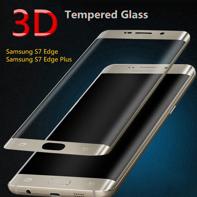 0 2 мм полный экран закаленное стекло для Samsung Galaxy S6 Edge/S6 Edge Plus Screen Protector 3D изогнутые