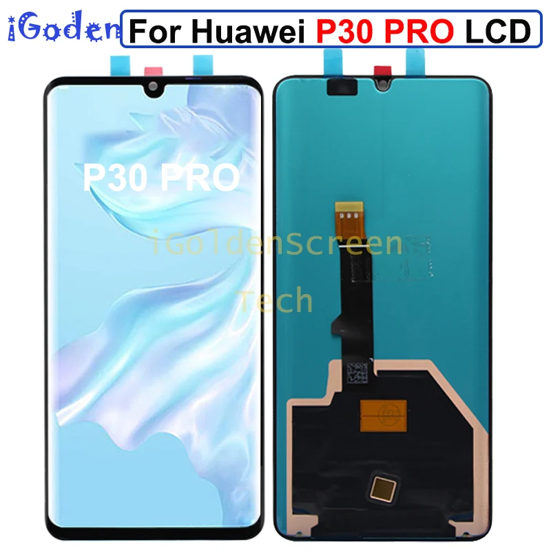 

Original Huawei P30 Pro LCD Touch Screen Digitizer Assembly VOG-L04 VOG-L09 VOG-L29 VOG-TL00 Display Huawei P30 Pro LCD Display