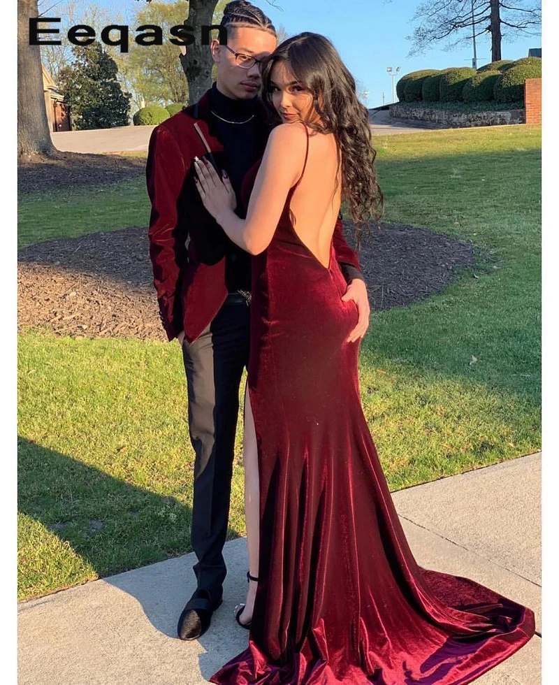 Velvet prom dresses Clearance