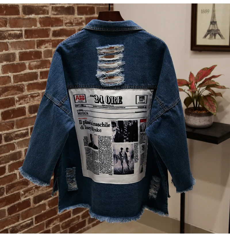 Корейская Весенняя короткая джинсовая куртка для женщин Харадзюку Женская свободная красная Повседневная Женская Базовая куртка винтажная женская джинсовая куртка
