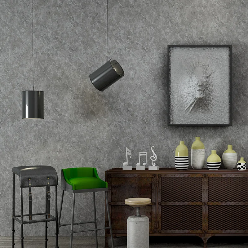 

European and American style mottled non-woven wallpaper bedroom living room study wall home decoration wallpaper papel de parede