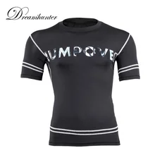 Эластичные компрессионные рубашки обтягивающие быстросохнущие спортивные колготки топы баскетбольные футбольные майки Бодибилдинг футболки