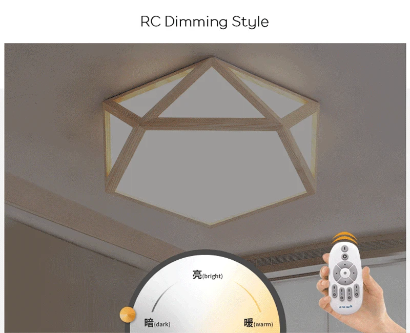 wood ceiling lamp
