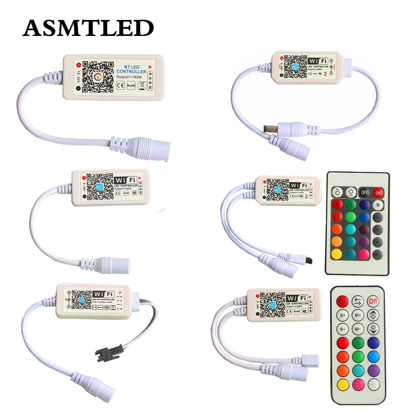Волшебный домашний Одноцветный/RGB/RGBW / RGB IR RGBW RF РФ/5 В пикселей/12 пикселей Bluetooth WiFi