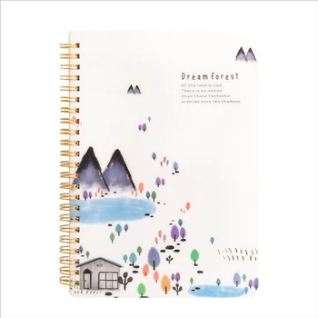 

New stationery thickening coil notebook student diary travel portable notebook hand book office and school supplies