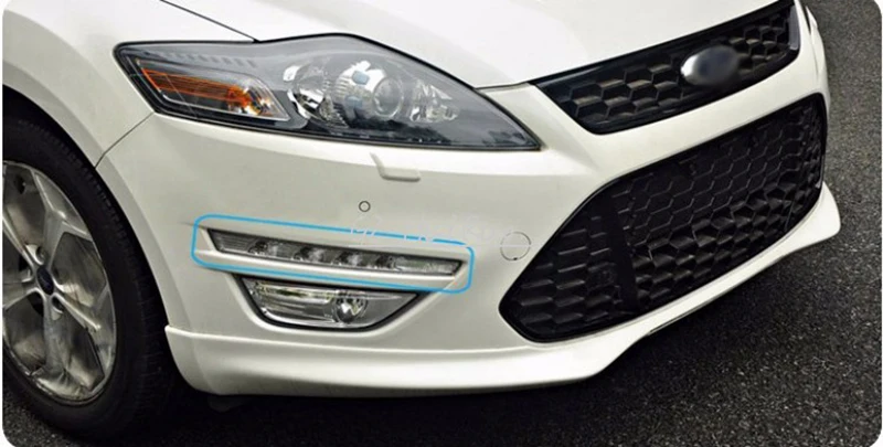 Для 2011~ 2013 Ford MONDEO 2x светодиодный DRL Вождения Дневные ходовые дневные Противотуманные фары светильник