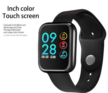 

Wristbands Sport Smart Bracelet Bluetooth IP68 Waterproof Heart Rate Smartbands Fitness Tracker For iphone 5 6 7 android