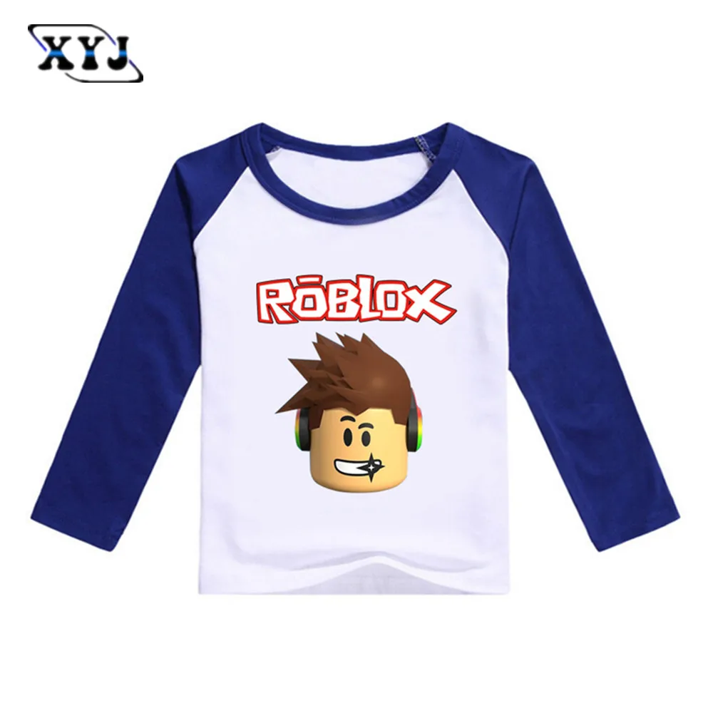 2017 Automne Manches Longues T Shirt Pour Filles Roblox Chemise - chemise roblox