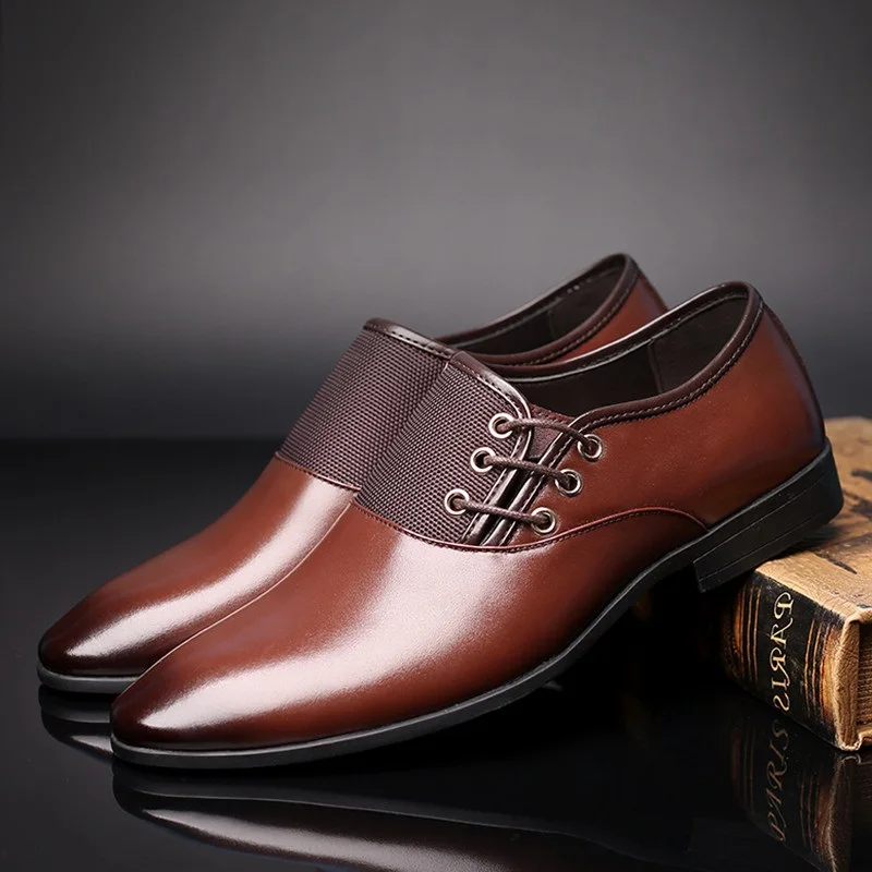 Мужские кожаные туфли-оксфорды в джентльменском стиле; деловая обувь для вечеринок; высококачественная повседневная обувь; официальная обувь; chaussure homme; большие размеры 38-47