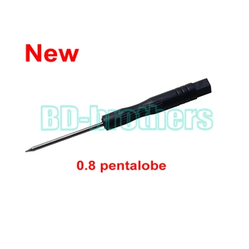 Price 0.8 Pentalobe Screwdriver Pentacle 5 Point Mini Black Open Tool For IPhone 4 4S 5G 5S 6 Plus 6S 7 Plus Bottom Screw 3000pcs/lot