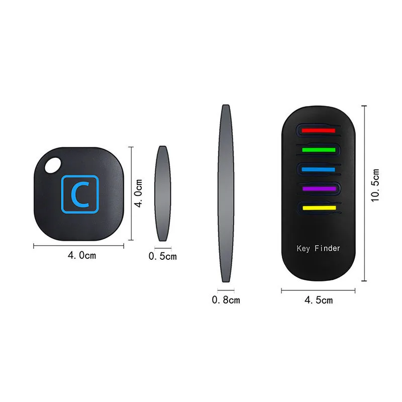 Трекер локатор потерянный приемник-брелок Аварийный ключ искатель локатор кошелек трекер Bluetooth 5 в 1 беспроводной ключ искатель дистанционного управления