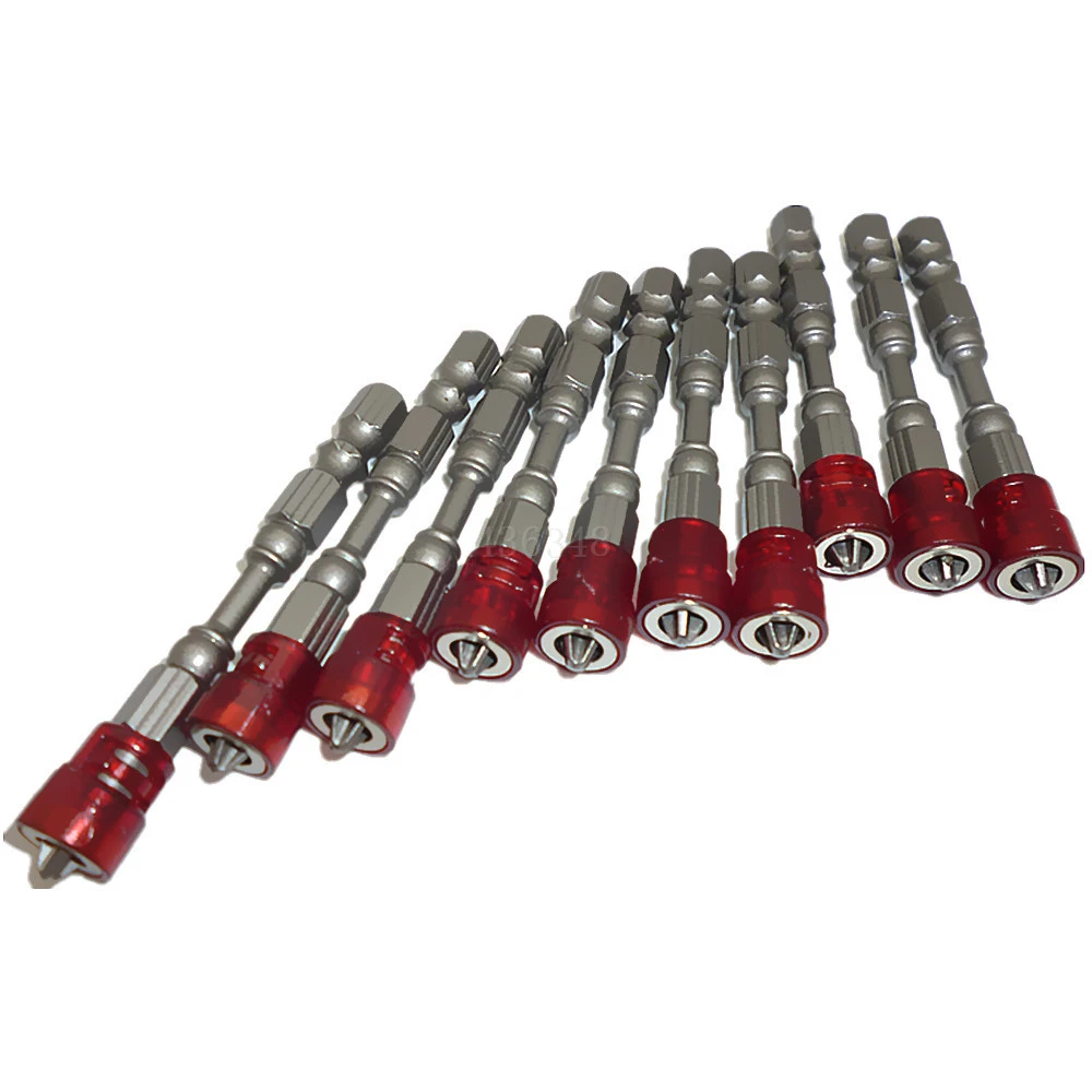 10 Stück Schraubendreher-Bits 1/4 "Sechskantschaft Magnetisch Torx Nützlich 10 Stück Schraubendreher-Bits 1/4 "Sechskantschaft Magnetisch Torx Nützlich