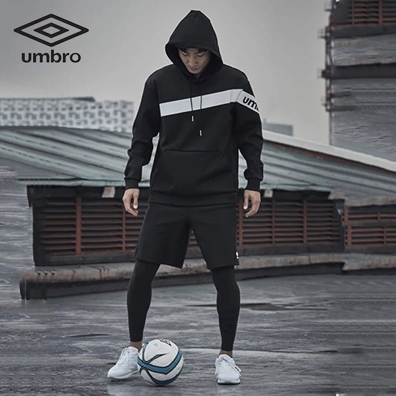Мужской спортивный свитер Umbro толстовка с длинными рукавами и кулиской для бега