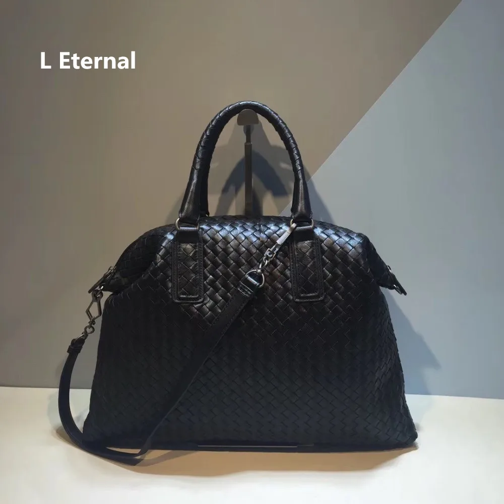 Женская сумка, сумка на одно плечо, тканая сумка, внутренняя и внешняя кожа, ручная вязка, высокое качество
