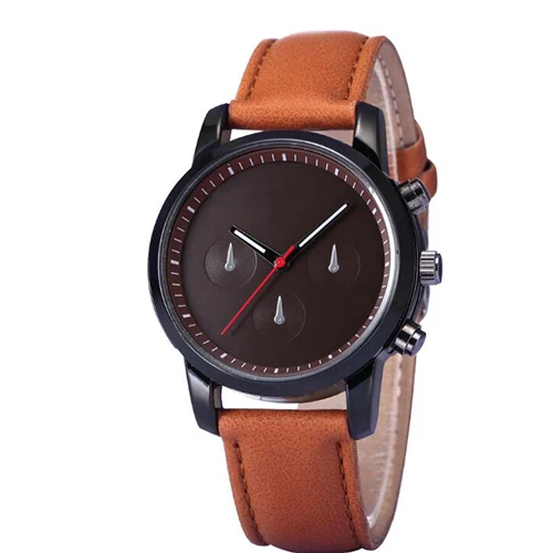 

Design Leather Band Analog Alloy Quartz Wrist Watch watch men luxury Electronic Wristwatch