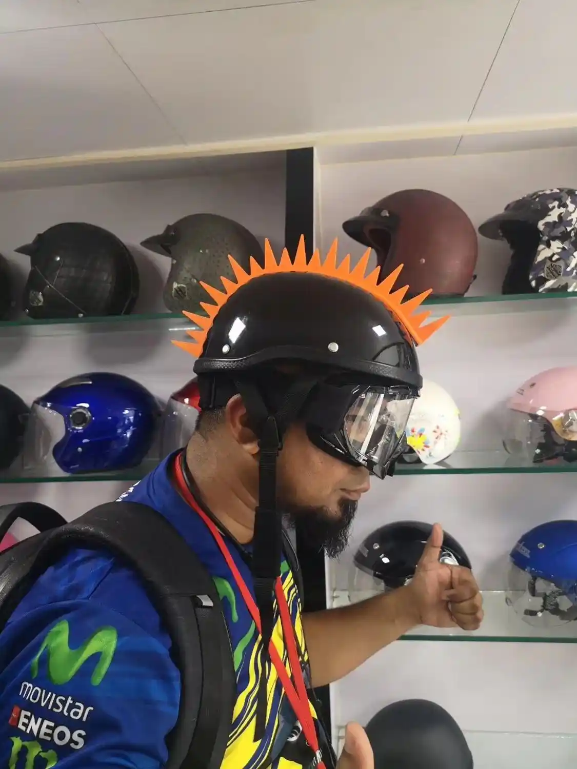 altavoz bluetooth del casco de la bici de la suciedad