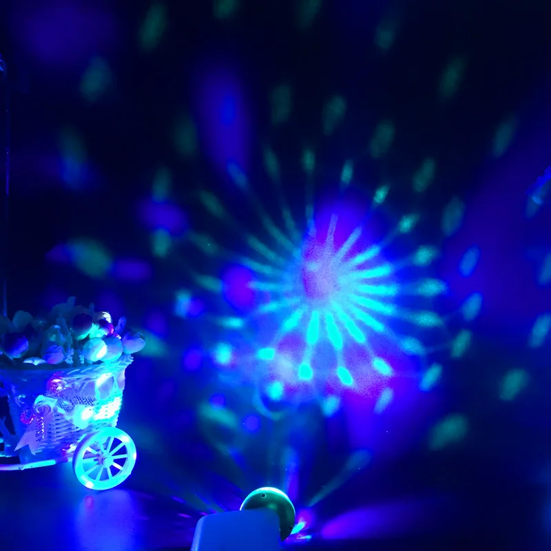 Led Mini USB RGB Stage Night Lamp Portable Sound  Touch Sense Laser Projector Neon Light Crystal Magic Ball For Xmas Party KTV (3)