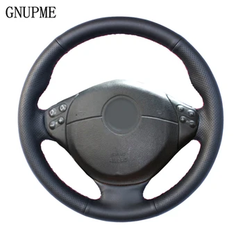 

GNUPME Hand-stitched Artificial Leather Black Steering Wheel Cover for BMW E39 5 Series E46 1999-2005 E36 E53 3 Series X5 Z3