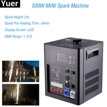 Новейшее профессиональное оборудование для сцены 500 Вт мини искровая машина Свадебные диско DJ вечерние фонтан DMX искровая машина фейерверков