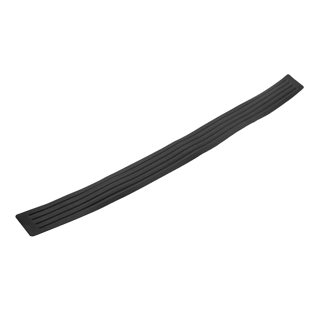 Универсальная, автомобильная, заднего вида загрузки бампер-порог протектор черная тарелка с резиновым покрытием оградительная защита Pad 104x8,5x0,3 см для Audi/VW/внедорожник