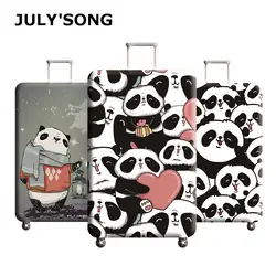 JULY'S песня путешествия чемодан защитный чехол стрейч защитный слой от пыли чемодан случае применяются к 18-32 дюймов Чехол