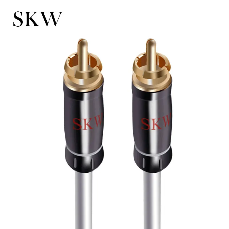 Аудиокабель SKW RCA штекер с позолоченным 24 к 1 м 5 2 3 8 10 12 15 для автомобильного