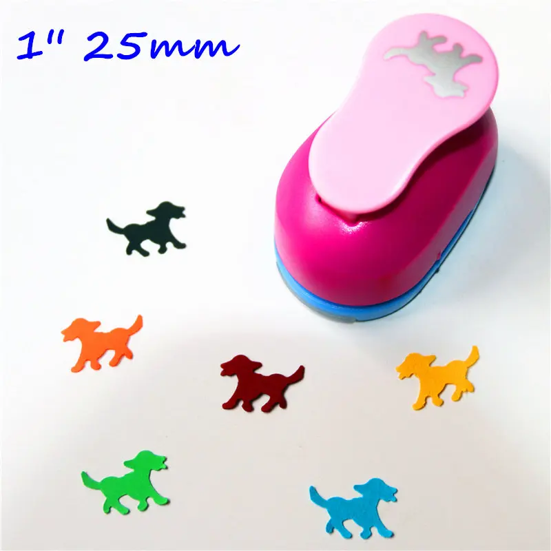 1 Inch Dog Design Eva Foam Punch Paper Punches Scrapbooking Cutter Hole Punch Craft Punching For