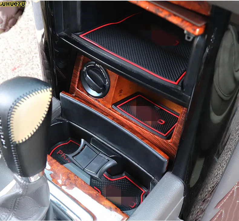 

Luhuezu 15PCS Non-Slip Interior Styling Door Groove Mat Cup Mat For Toyota Land Cruiser Prado FJ 150 Accessories