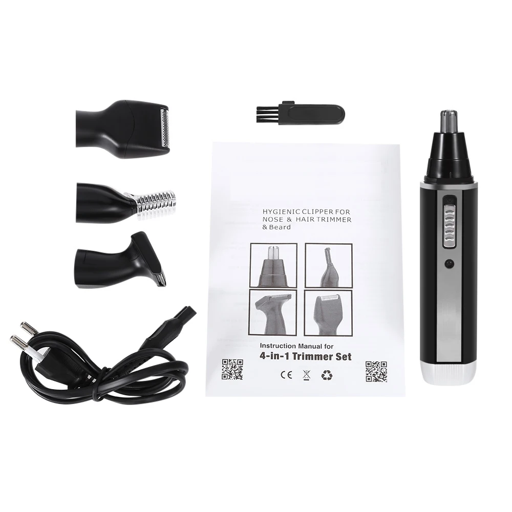 Kemei-KM-6630-4-in-1-Electric-Nose-Ear-Hair-Trimmer-Rechargeable-Beard-Eyebrow-Trimmer-Electric (5)