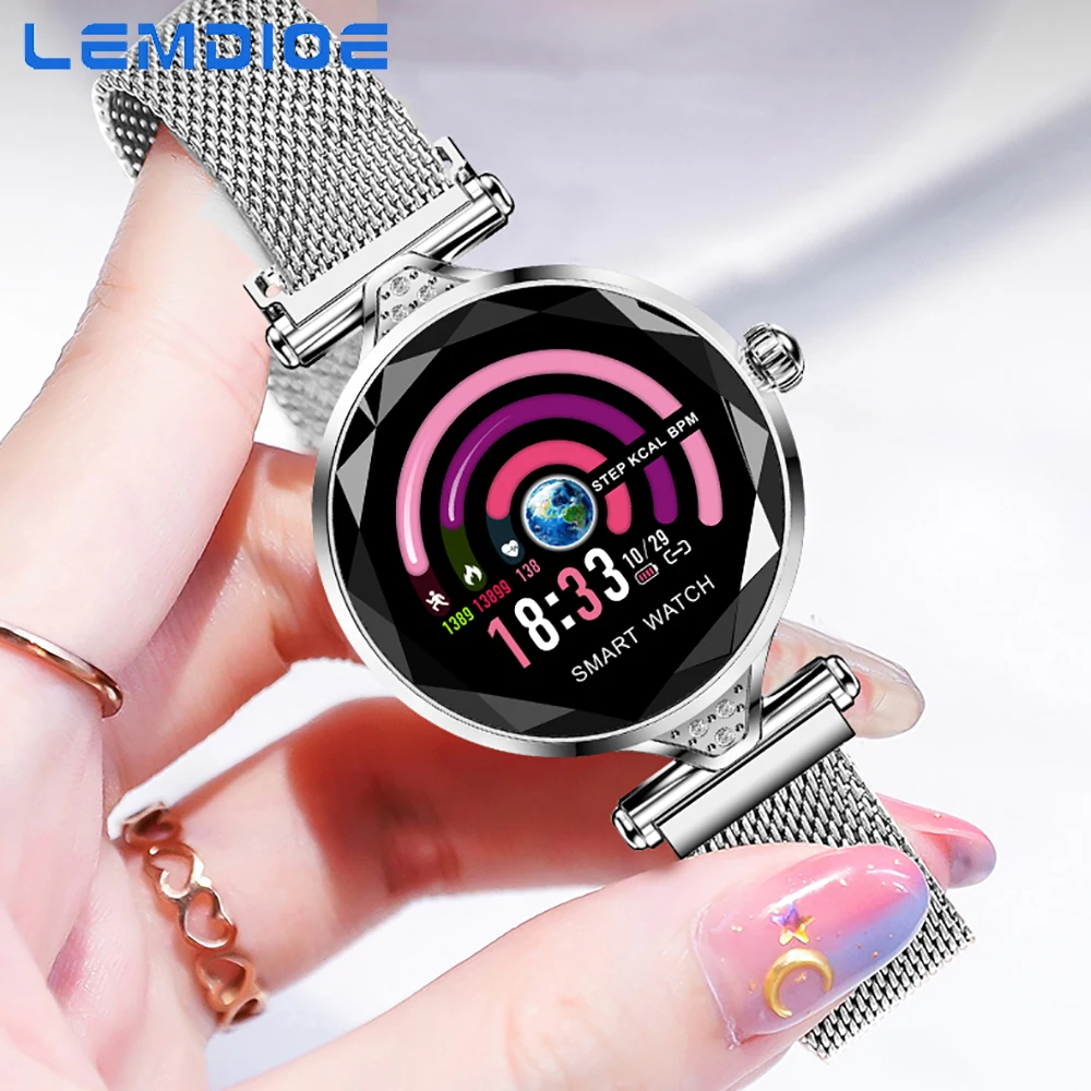 

LEMDIOE Smart Watch Women Fitness Tracker Smart Bracelet Waterproof Heart Rate Monitoring Sport Bluetooth For Android IOS