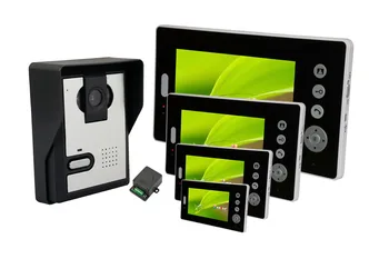 

7Inch 1V4 2.4Ghz Wireless Intercom Unlock Video Door Phone
