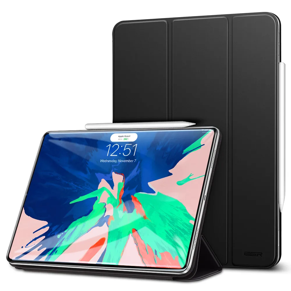 ESR Магнитная Smart Case для iPad Pro 11 2018 Cover Trifold стенд магнит Дело магнитное крепление прорезиненный чехол для iPad Pro11