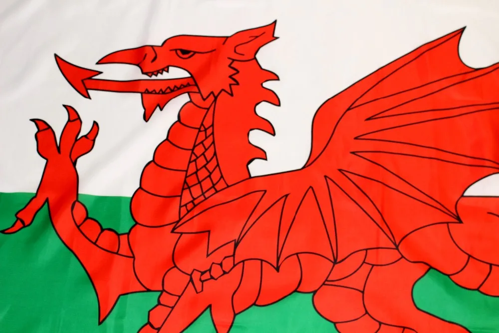 Висячие 90*150 см красный дракон Уэльс Cymru флаг для украшения