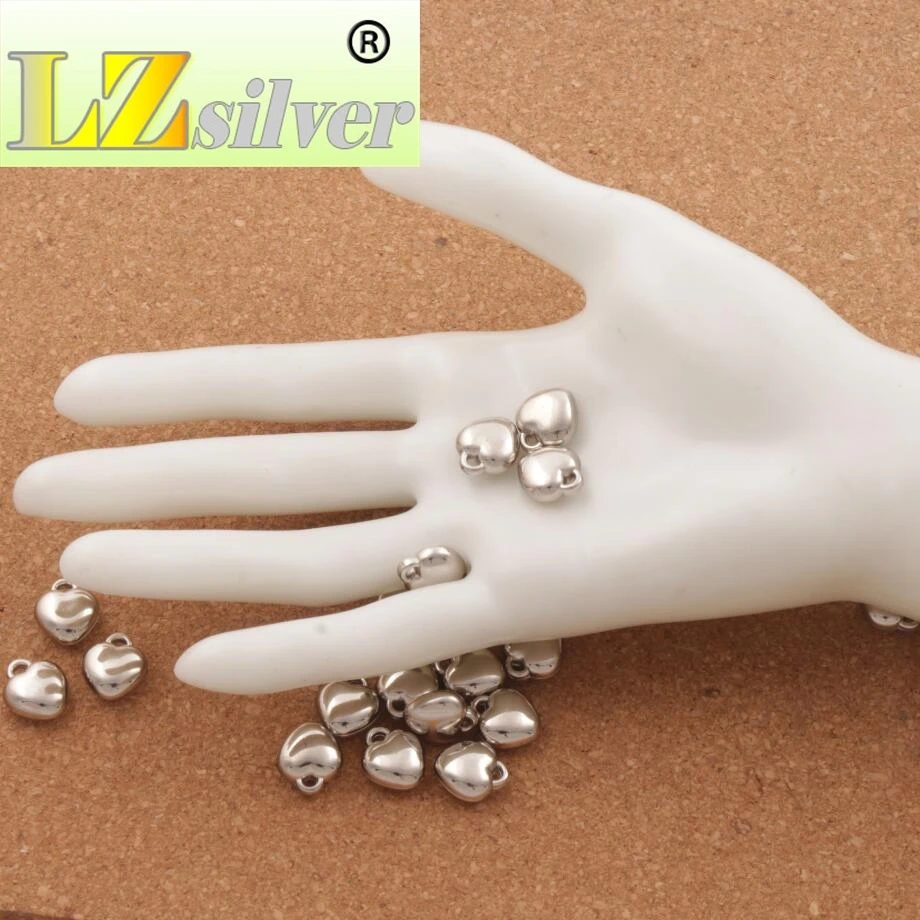 Тусклые гладкие бриллиантовые модные украшения DIY CCB L957 100 шт. x мм|heart charm pendant|charm