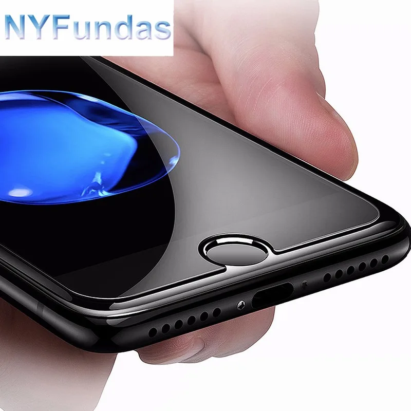 NYFundas для iPhone 7 защитная пленка из закаленного стекла Apple 8 Plus X 6 S 5 5S SE 4 4s 9 H Защитная