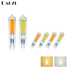 Светодиодный светильник, лампы G4 G9 с регулируемой яркостью, 6 Вт, 9 Вт, COB, стеклянный светодиодный светильник, заменяет галогенную лампу 40 Вт, 60 Вт, подвесной светильник, люстры