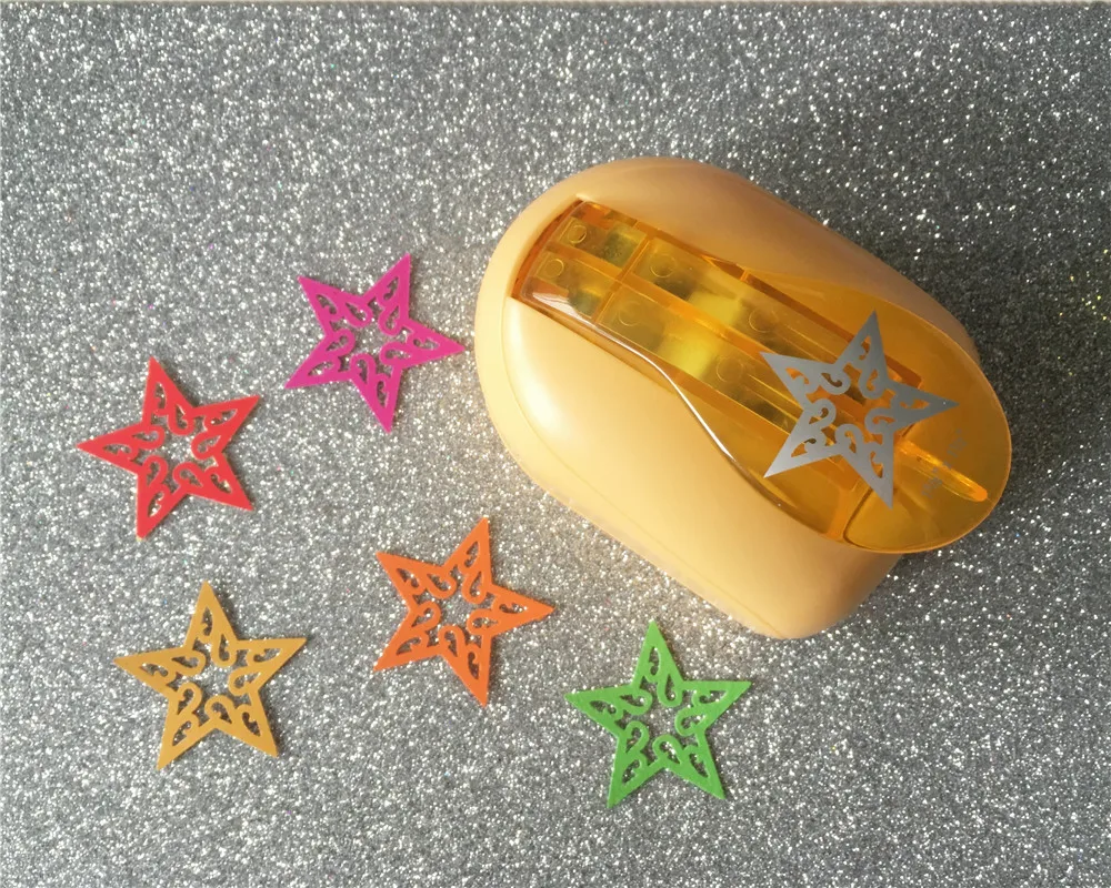 

Jef Large Size Shaper Lucky Star Punch Craft Scrapbooking Paper Puncher Children DIY Tools Scrapbooking Punches
