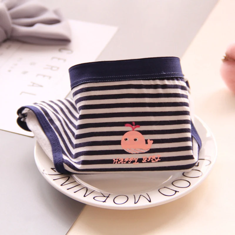 Трусики женские хлопковые в полоску 4 шт./Лот 2018|girls panties|panties fashionpanties striped |