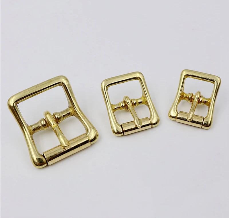 

15-25mm Inner Width Solid Brass Pin Leather Belt Bag Buckle Craft Wrap Webbing Dog Collar Diy Accessories