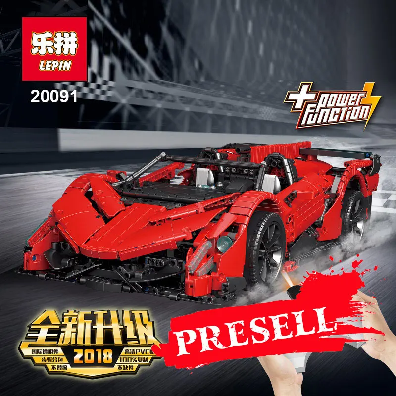 

Lepin 20091 Lamborghinis Venenos Roadster Compatible Legoing MOC-10559 Blocks Bricks Building Model Birthday Gift Assembled DIY