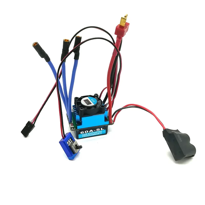 2018 новый стиль HSP 1/10 гоночный 60A SL ESC бесщеточный Электрический регулятор скорости