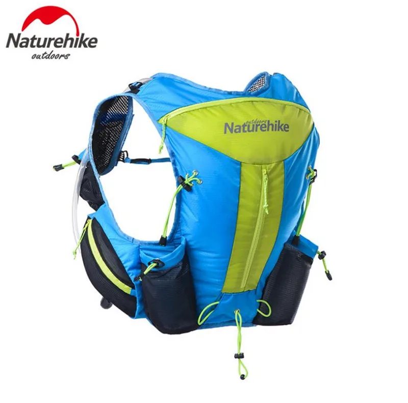 Naturehike Men Women 12L Lightweight Running Bag Nylon Shoulder Bags Cycling Hiking Camping Marathon Travel Backpack 3 Colors