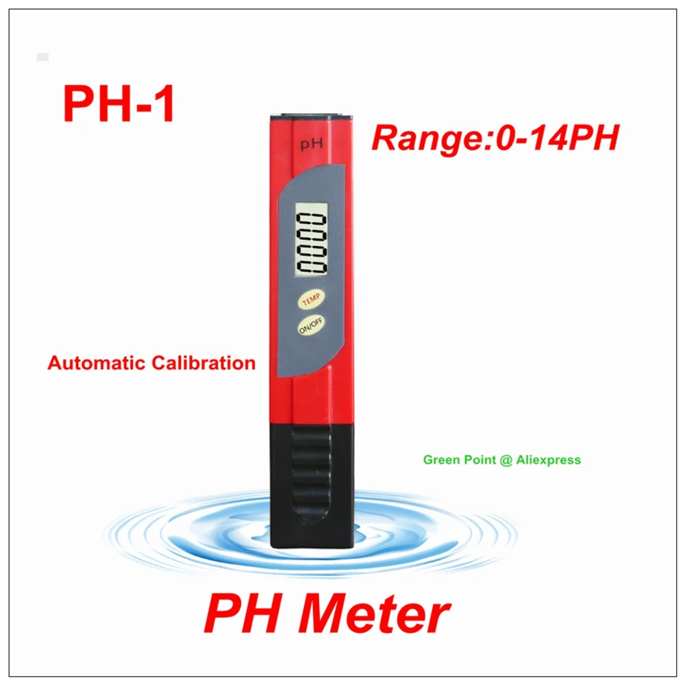 

New Product PH-1 Automatic Calibration PH Meter Protable PH1 PH Pen Of Quality Measure Range 0.0-14.0pH