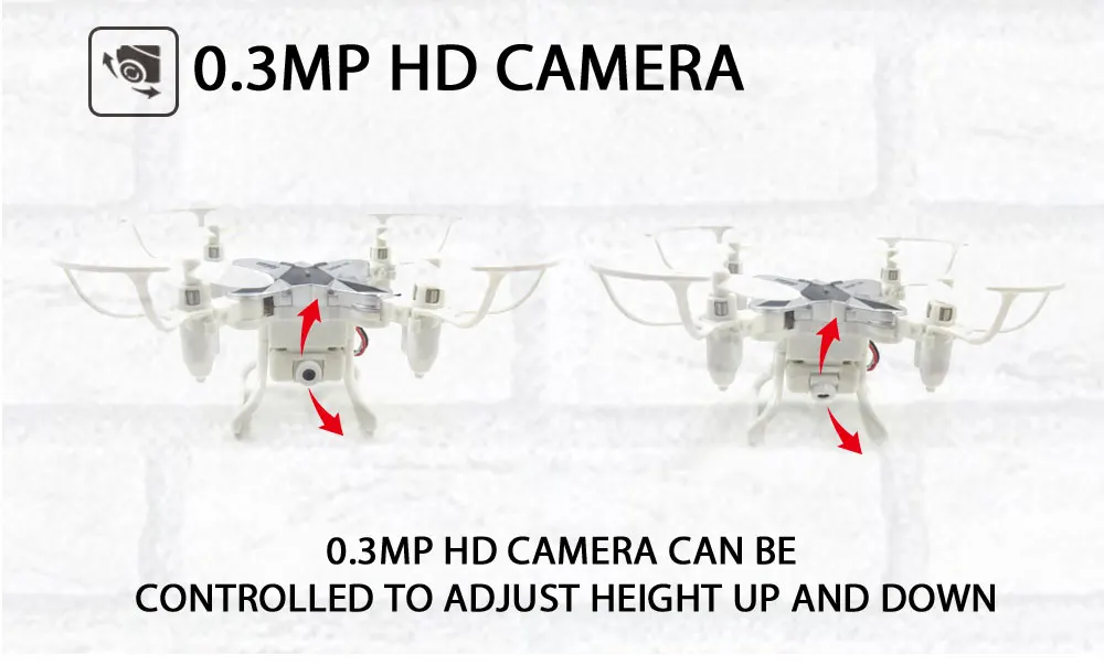 SBEGO 130DW Foldable Mini Drone with High Hold Mode 2.4G 6-axis HD Camera WiFi Phone Control RTF-10