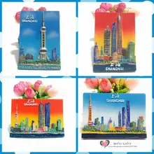 1 шт. Китай Шанхай Кухня рисунок туристический магнит Сувенирный игрушечный автомобиль дома Управление холодильником украшения малыш подарок на год