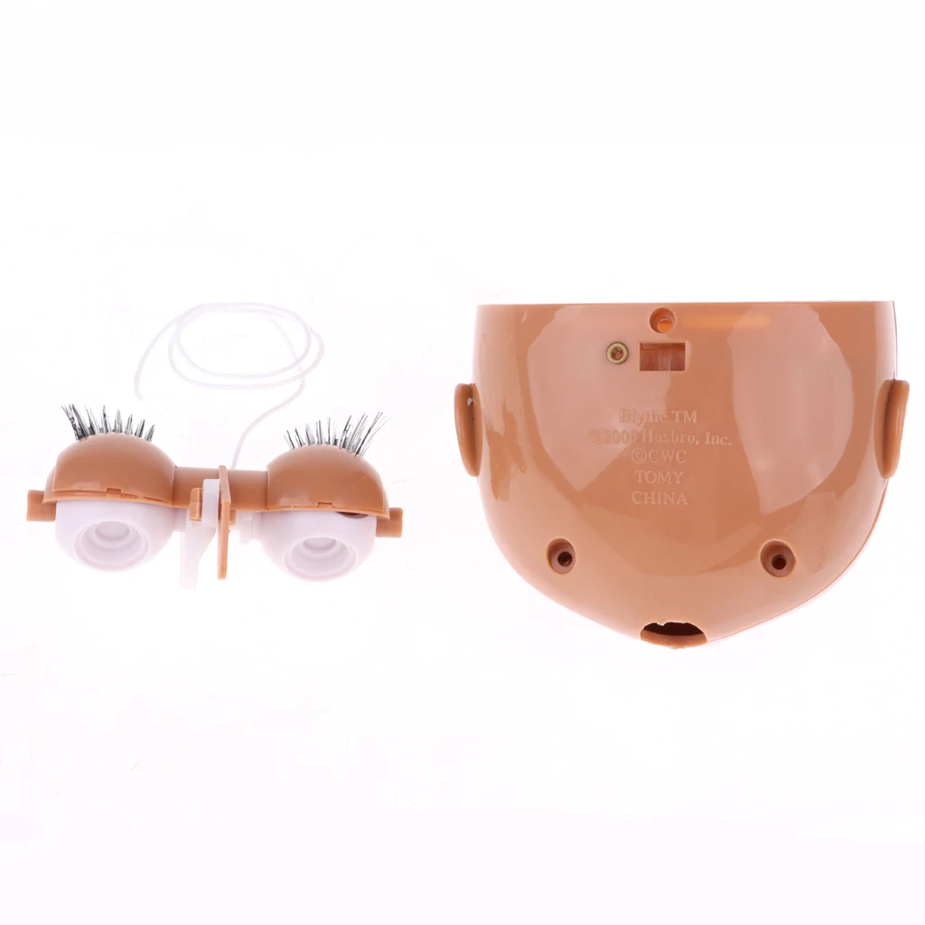 Tanned 19 Joints Body & Head Faceplate & Eye Mechanism Doll Set for 12inch RBL Neo Blythe Custom Accessories