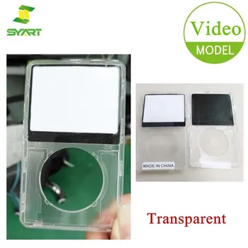 

SYART For iPod Video Transparent Clear Plastic Front Housing Case Cover Shell